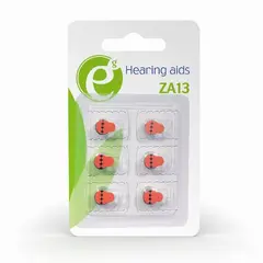 3 - Дисковые батарейки Energenie EG-BA-ZA13-01, ZA13, 255мА·ч, 6шт.
