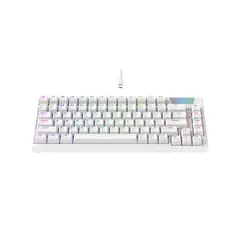 5 - Клавиатура Havit KB884L, Проводное, Белый/Синий
