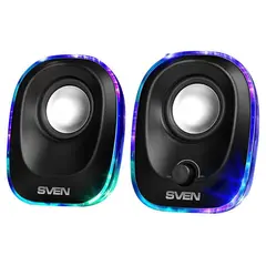 5 - Компьютерные колонки 2.0 SVEN "330", Чёрный