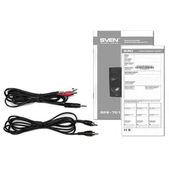 3 - Компьютерные колонки 2.0 SVEN SPS-701, Чёрный