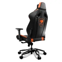 2 - Игровое кресло Cougar Armor Titan Pro, ПВХ Кожа, Чёрный/Оранжевый