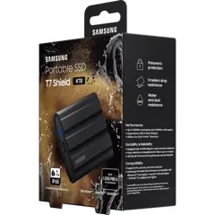 6 - Внешний портативный SSD накопитель Samsung Portable SSD T7 Shield, 4...