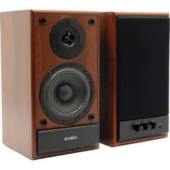 6 - Компьютерные колонки 2.0 SVEN SPS-702, Ореховый