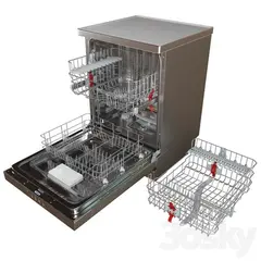 4 - Посудомоечная машина Hotpoint-Ariston HFC 3B19 X, Серебристый