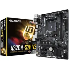 2 - Материнская плата Gigabyte GA-A320M-S2H 1.1-3.0, AM4, AMD A320,...