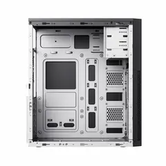 4 - Компьютерный корпус Sohoo 2815BK, Midi-Tower, ATX, Чёрный