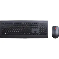4 - Клавиатура и мышь Lenovo 4x30h56821, Беспроводное, Чёрный