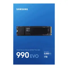 5 - Накопитель SSD Samsung 990 EVO MZ-V9E1T0BW, 1024Гб