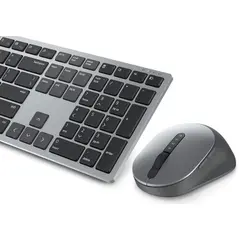 5 - Клавиатура и мышь DELL KM7321W, Беспроводное, Серый