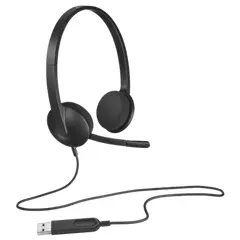 2 - Наушники Logitech H340, Чёрный