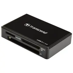 2 - Кардридер Transcend TS-RDF9, micro-USB, USB Type-A, Чёрный