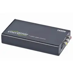 3 - Видео/Аудио конвертер Energenie S-VIDEO to HDMI Converter, Чёрный
