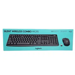 6 - Клавиатура и мышь Logitech MK295, Беспроводное, Чёрный