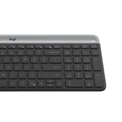 5 - Клавиатура и мышь Logitech MK470, Беспроводное, Графитовый
