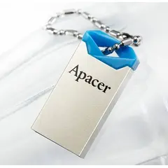 2 - USB Flash накопитель Apacer AH111, 32Гб, Серебристый/Синий