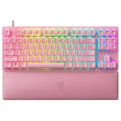 2 - Клавиатура Razer Huntsman V2 TKL, Проводное, Розовый