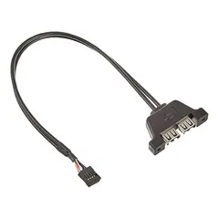 4 - Кабель ASRock DESKMINI 2X USB 2.0, Черный