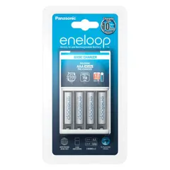 2 - Panasonic "Basic" Charger 4-pos AA/AAA + 4AAA 750mAh
