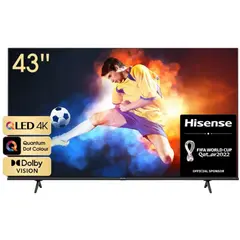 5 - 43" LED SMART Телевизор Hisense 43E7HQ, 3840x2160 4K UHD, VIDAA U5.0,...