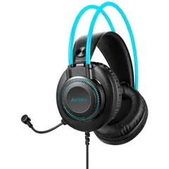2 - Наушники A4Tech FH200i, Черный/Синий