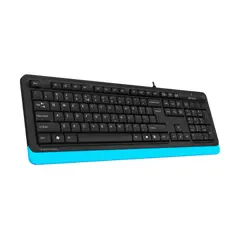 2 - Клавиатура A4Tech FK10, Проводное, Черный/Синий