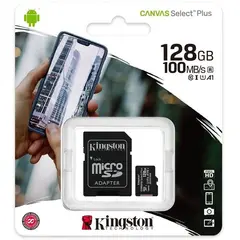 4 - Карта памяти Kingston Canvas Select+, 128Гб (SDCS2/128GB)