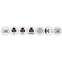 5 - Подставка под телевизор на ножке Reflecta TV Stand 70VCP-Shelf,...