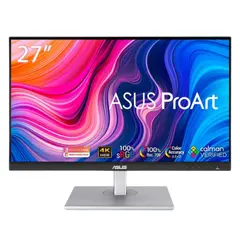 6 - 27" Монитор ASUS PA278CV, IPS 2560x1440 WQHD, Чёрный | Серебристый