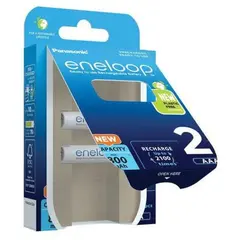 6 - Аккумуляторы Panasonic BK-4MCDE/2BE, AAA, 800 мА·ч, 2 шт.