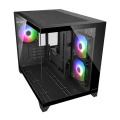 2 - Компьютерный корпус Cougar FV150 Mini RGB, Mini-Tower, Без блока...