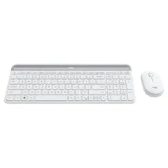 2 - Клавиатура и мышь Logitech MK470, Беспроводное, Белый