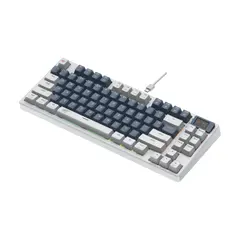 3 - Клавиатура Havit KB884L, Проводное, Белый | Синий