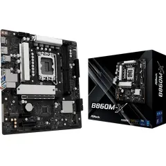 5 - Материнская плата ASRock B860M-X, LGA1851, Intel B860, Micro-ATX