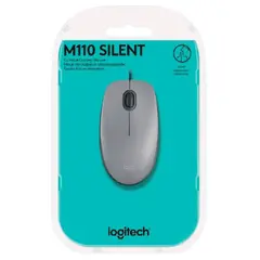 2 - Мышь Logitech M110, Серый