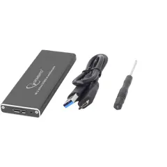 3 - Портативный корпус для SSD Gembird EE2280-U3C-01, Серый