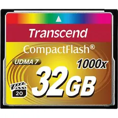 2 - Карта памяти Transcend CompactFlash 1000, 32Гб (TS32GCF1000)