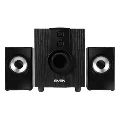 4 - Компьютерные колонки 2.1 SVEN MS-107, Чёрный