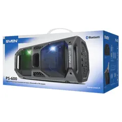 5 - Портативная колонка SVEN PS-600, Чёрный