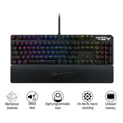 5 - Клавиатура ASUS TUF Gaming K3, Проводное, Металлический Серый