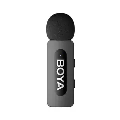 2 - Портативный записывающий микрофон Boya BY-V3 Combo, Беспроводной, Черный