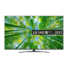 2 - 55" LED SMART Телевизор LG 55UQ81006LB, 3840x2160 4K UHD, webOS, Чёрный