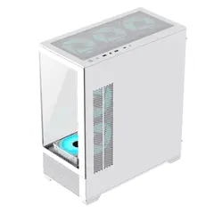 4 - Компьютерный корпус Gamemax VISTA, Midi-Tower, Без блока питания, Белый