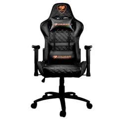 6 - Игровое кресло Cougar Armor One, ПВХ Кожа, Чёрный