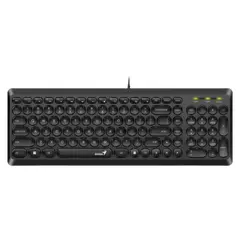 2 - Клавиатура Genius SlimStar Q200, Проводное, Чёрный