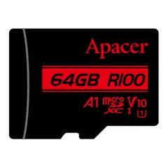 3 - Карта памяти Apacer microSDHC UHS-I U1 Class 10, 64Гб