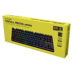 4 - Клавиатура HATOR Icefall Mecha TKL, Беспроводное, Чёрный