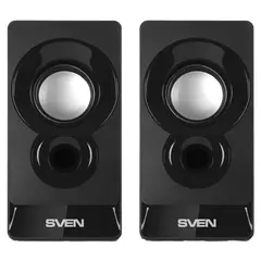 4 - Компьютерные колонки 2.0 SVEN "300", Чёрный