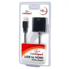 3 - Видеоконвертер Gembird A-USB3-HDMI-02, USB Type-A - HDMI (F), 0,15м,...