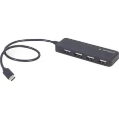 2 - USB-адаптер Gembird UHB-CM-U2P4-01, Черный
