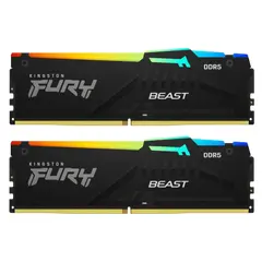 4 - Оперативная память Kingston FURY Beast RGB, DDR5 SDRAM, 6400 МГц,...